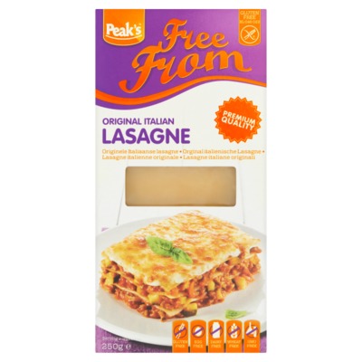 Peak's Free From lasagne 250 gram