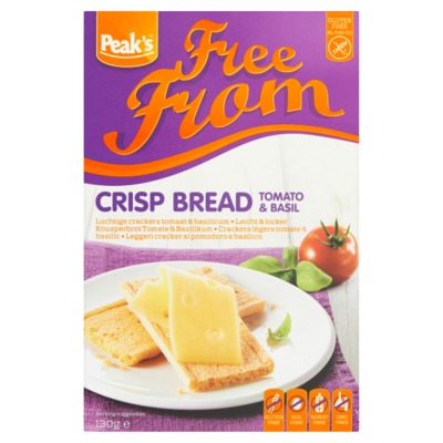 Peak's Free From luchtige crackers tomaat 130 gram