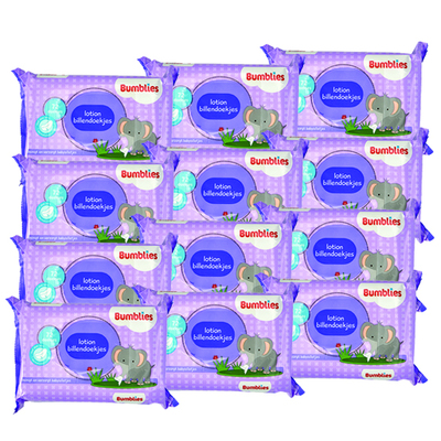 Bumblies babydoekjes 12x 72 stuks