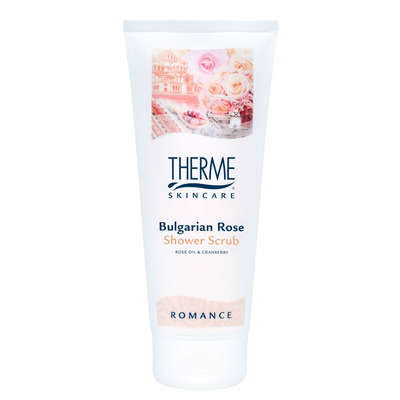 Therme Bulgarian rose shower scrub