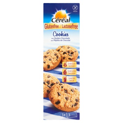 Cereal koekjes met chocolade 3x 3 stuks