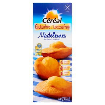 Cereal cakejes madeleine 6 stuks