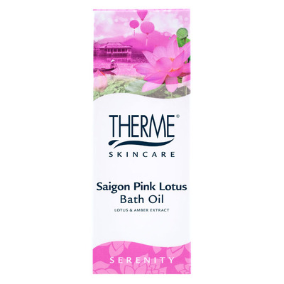 Therme Saigon pink lotus bath oil