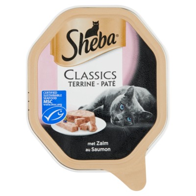 Sheba Classics Paté met Zalm 85 gram