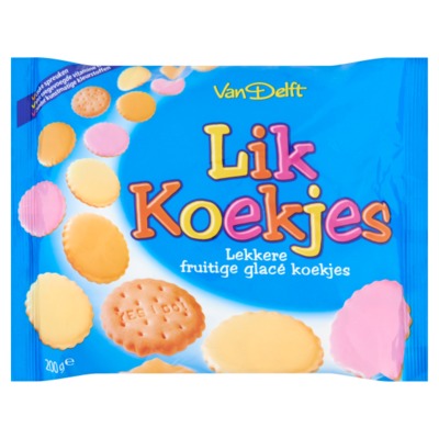 Van Delft likkoekjes 200 gram