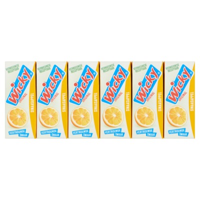 Wicky sinaasappelsap 3x 10-pack