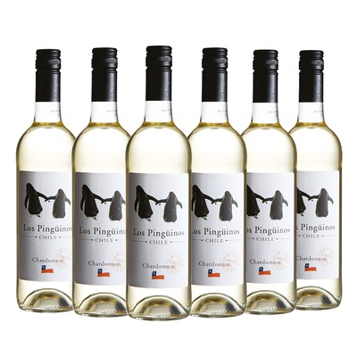 Los Pingüinos Chardonnay 6x 75 cl.