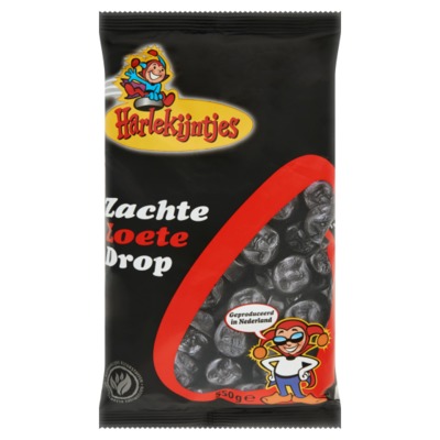 Harlekijntjes zacht zoete drop 550 gram