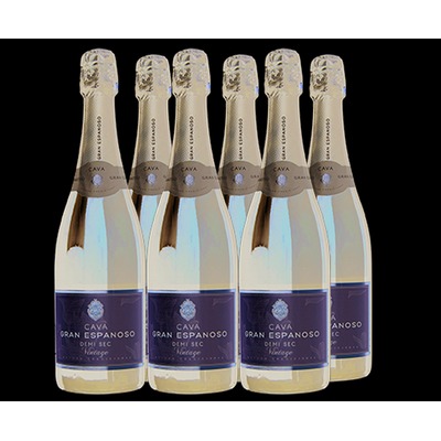 Cava Gran Espanoso Demi Seco 6x 75 cl.
