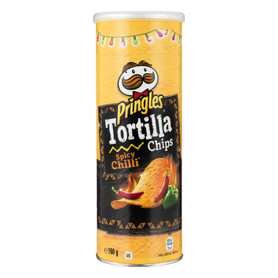 Pringles Tortilla chips spicy chilli