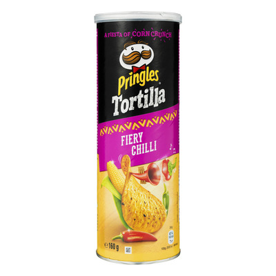 Pringles Tortilla chips spicy chilli