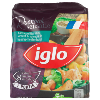 Iglo aardappelen kipfilet & honing-mosterdsaus