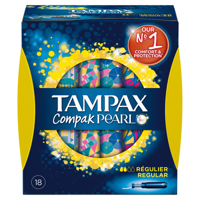 Tampax Tampons compak pearl regular