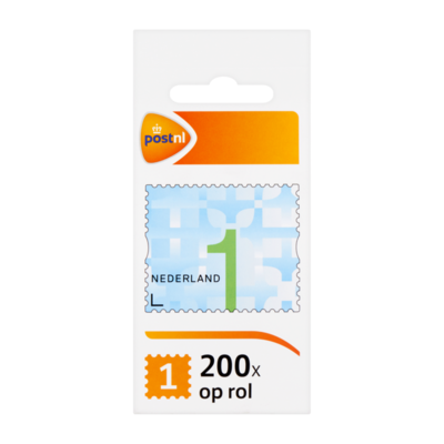 PostNL Nederland 1 op Rol Postzegels