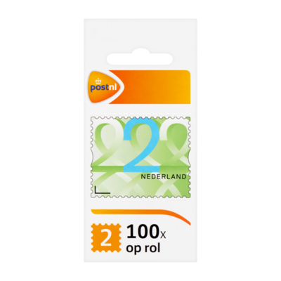 PostNL Nederland 2 op Rol Postzegels