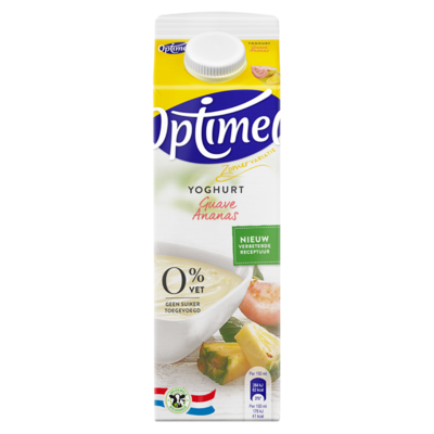 Optimel Yoghurt Sinaasappel Abrikoos 0% Vet 1000 ml