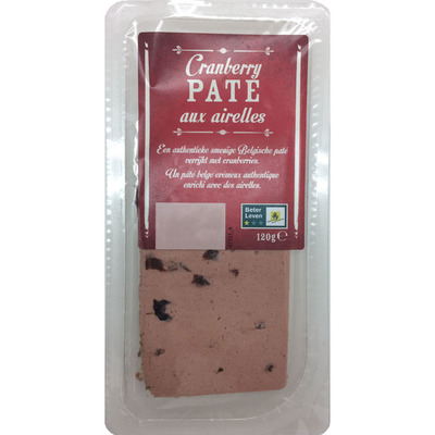 Crèmepaté cranberry