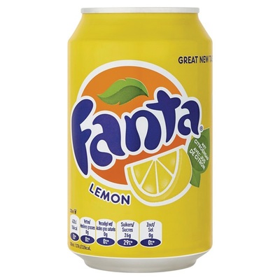 Fanta Frisdrank Lemon Blik 33cl