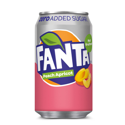 Fanta Zero perzik abrikoos blik