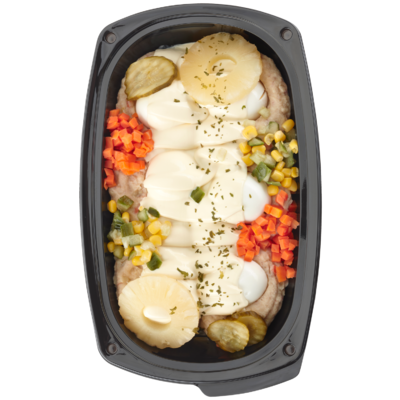 Johma saladeschotel Russisch ei