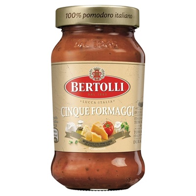 Bertolli pastasaus Cinque Formaggi