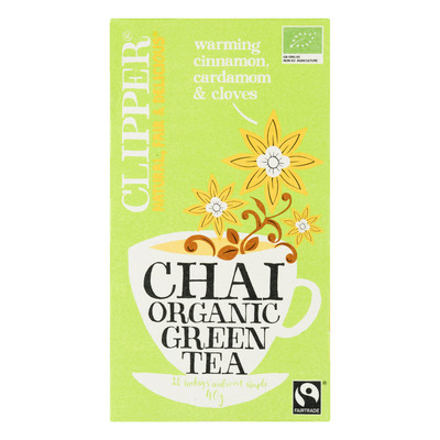 Clipper Organic green tea chai 1-kops
