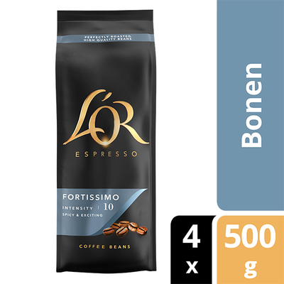 L'OR Fortissimo bonen 4x 500 gram