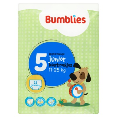 Bumblies broekjes nr.5 junior 22 stuks