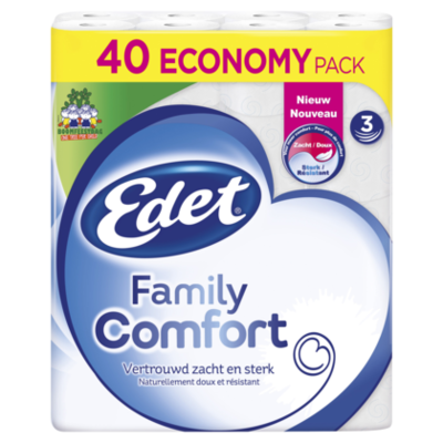 Edet Toiletpapier family 40-rol