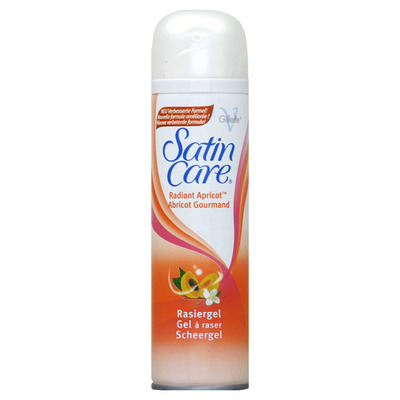 Gillette Satin care scheergel stralende abrikoos
