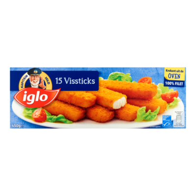 Iglo Vissticks 15 Stuks