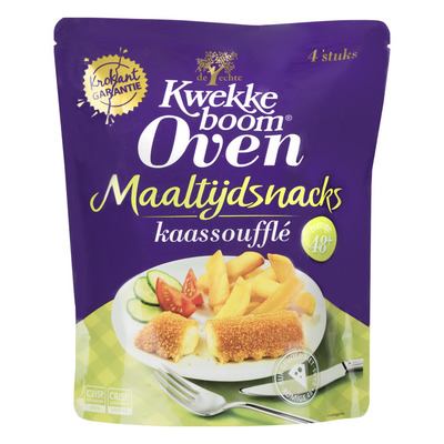Kwekkeboom Oven maaltijdsnack kaassoufflé 48+