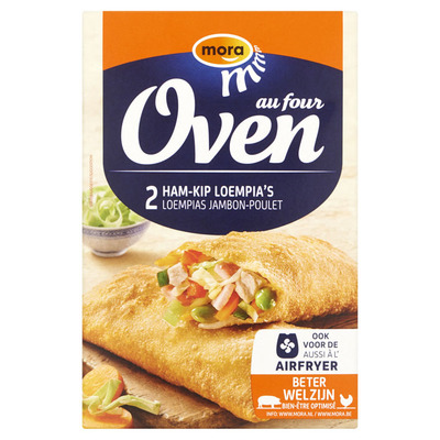 Mora Oven ham-kip loempia's