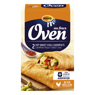 Mora Oven kip sweet chili loempia's