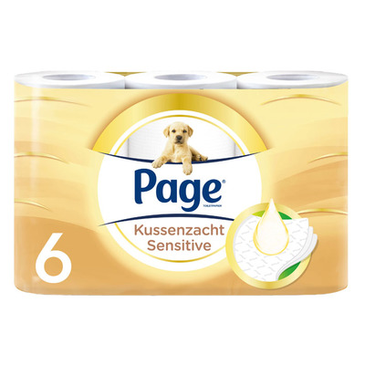 Page Kussenzacht sensitive toiletpapier