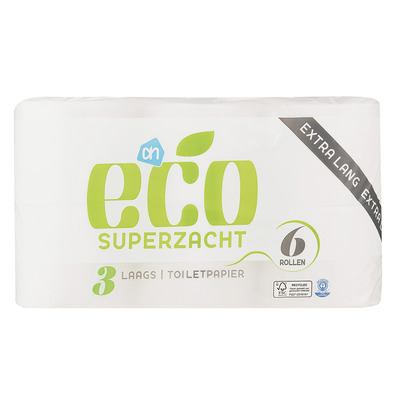 AH Ecologisch toiletpap 3-laags extra lang