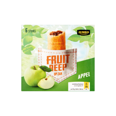 Huismerk Fruitreep Appel 6 Stuks