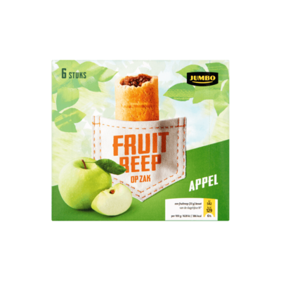 Huismerk Fruitreep Appel 6 Stuks