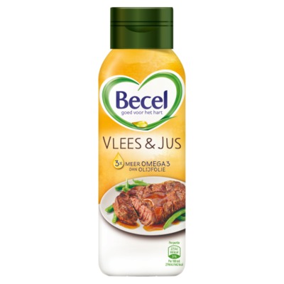 Becel vlees & jus vloeibaar 450 ml.