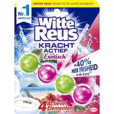 Witte Reus Kracht actief exotisch