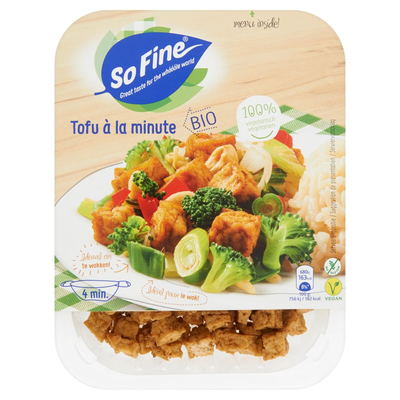 SoFine Tofu Naturel a la Minute Bio 180 g