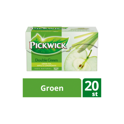 Pickwick Double Green Appel & Citroengras (Groene Thee)