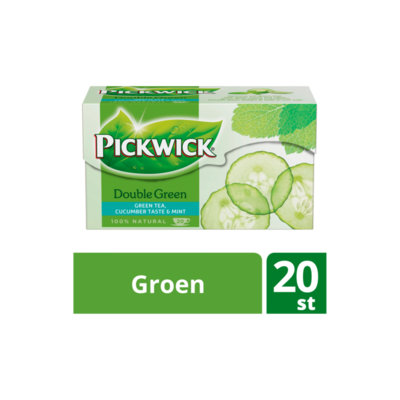 Pickwick Double Green Komkommer & Munt (Groene Thee)
