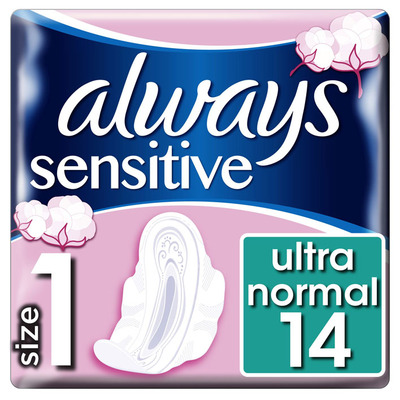 Always Ultra sensitive normal maandverbanden