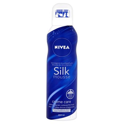Nivea Shower Silk Mousse Creme Care 200 Ml
