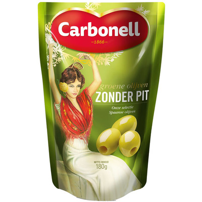 Carbonell Groene olijven zonder pit