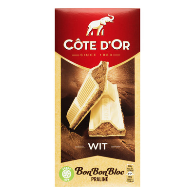 Côte d'Or Bonbonbloc praline wit