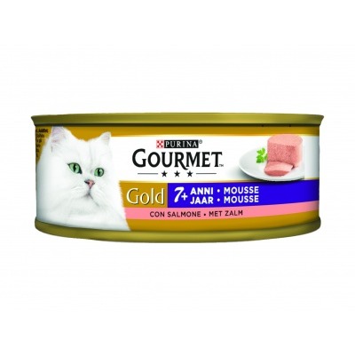 Gourmet Gold mousse senior met zalm