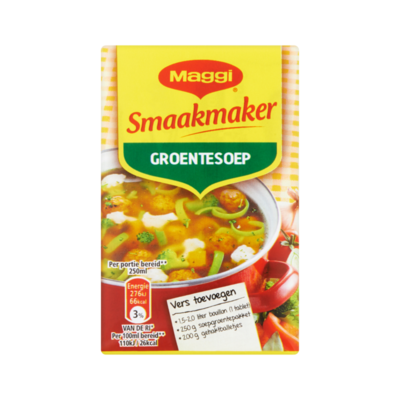 Maggi Smaakmaker Groentesoep Pakje 2 x 39 g voor