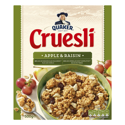 Quaker Cruesli appel-rozijn